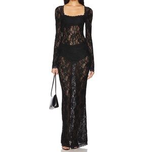 Blanche Lace Maxi Dress
